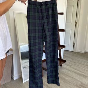 brandy melville flannel pants